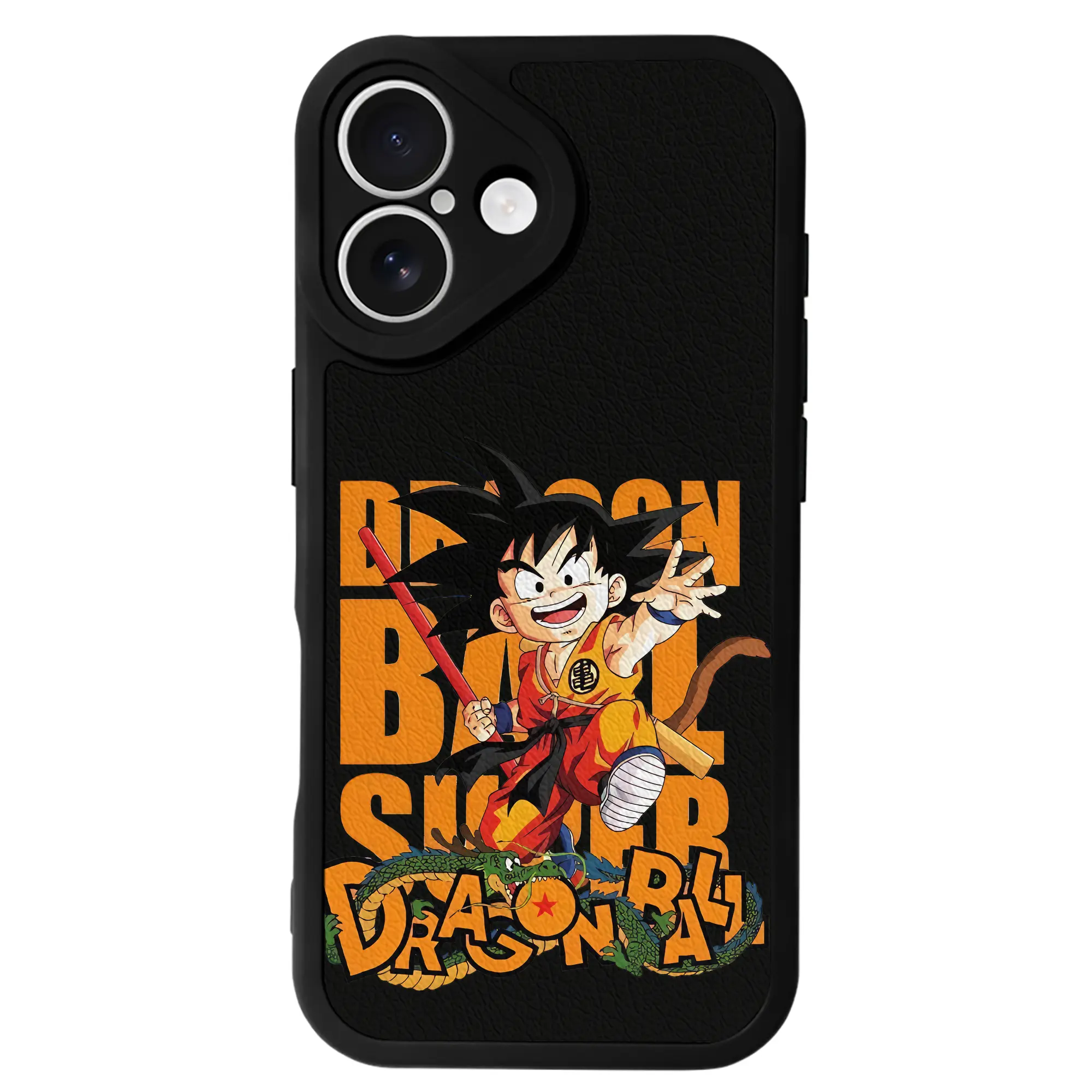 ドラゴンボール グッズ 孫 悟空 - IPhone 16シリーズ対応 ・ シリコンスマホケース ・ レザー調 ・ 高精度フィット ・ 耐衝撃 ・ ワイヤレス充電対応 ・ 精密カット